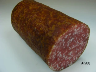 Salami fein, angeschnitten Lebensmittelattrappe
