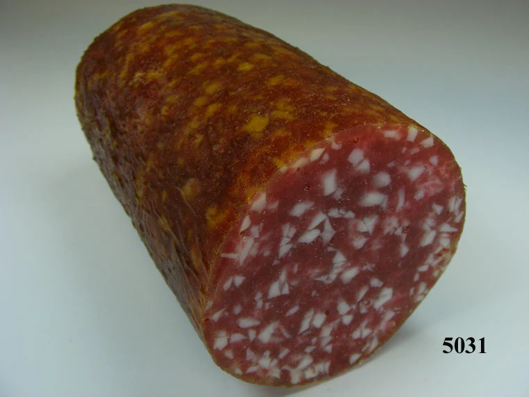 Produkt - Salami grob, angeschnitten Lebensmittelattrappe