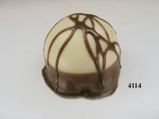 Praline verziert weiß (VPE=3 Stück)