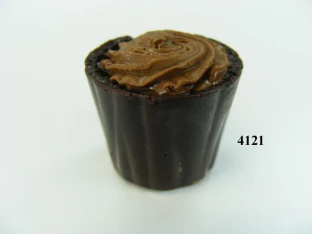Pralinenbecher m. Schokotuff (VPE=3 Stück)