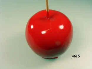 Apfel glasiert rot