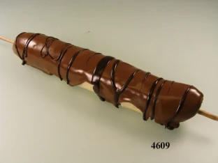 Bananenspieß Vollmilch verziert
