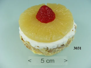 Ananas-Dessert Lebensmittel Nachbildung