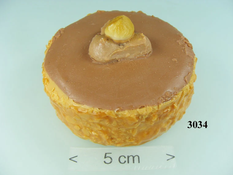Produkt - Nuss-Dessert Kunststoffimitation