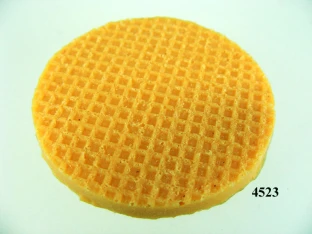 Eiswaffel rund
