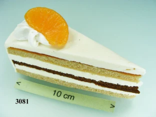 Mandarinen-Torten-Stück