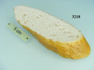 Weissbrot-Scheibe