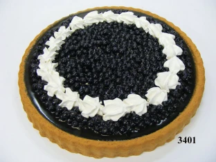 Heidelbeerkuchen m. Sahne