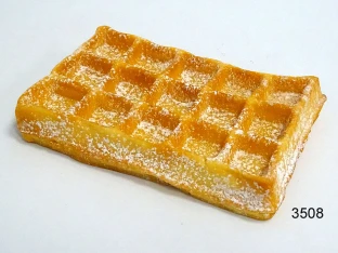 Waffel länglich m. Puderzucker