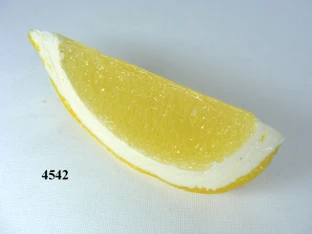 Zitronenspalte Lebensmittelattrappe