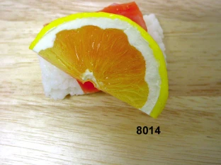 Nigiri-Sushi Sake m. Zitrone