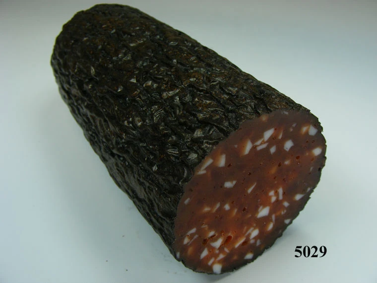 Produkt - Paprika-Salami angeschnitten Lebensmittelattrappe