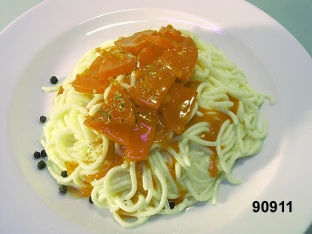 Spaghetti m. Tomatensauce (zusammenhängende Einheit)