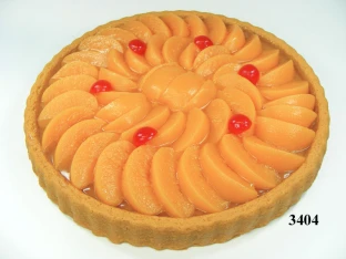 Pfirsichkuchen m. Kirschen