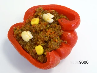 gefüllte Paprika Lebensmittelattrappe