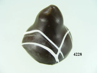 Praline dunkel verziert (VPE=3 Stück)