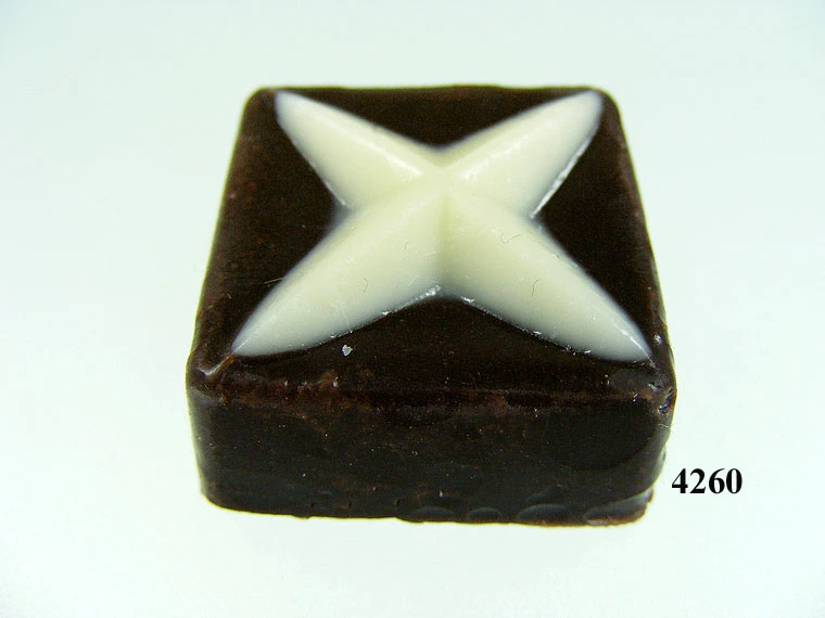 Produkt - Praline dunkel verziert (VPE=3 Stück)