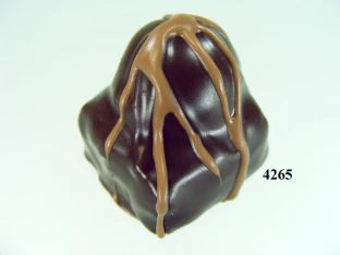 Praline dunkel verziert (VPE=3 Stück)